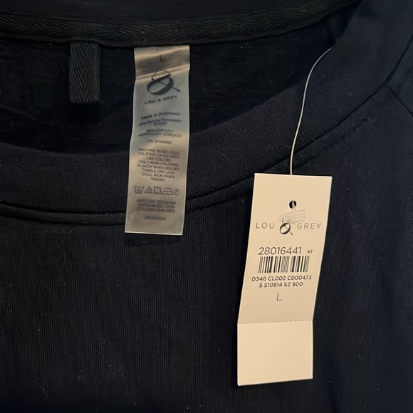Lou and Grey Black Long Sleeve Sweatshirt - Picture 2 of 4